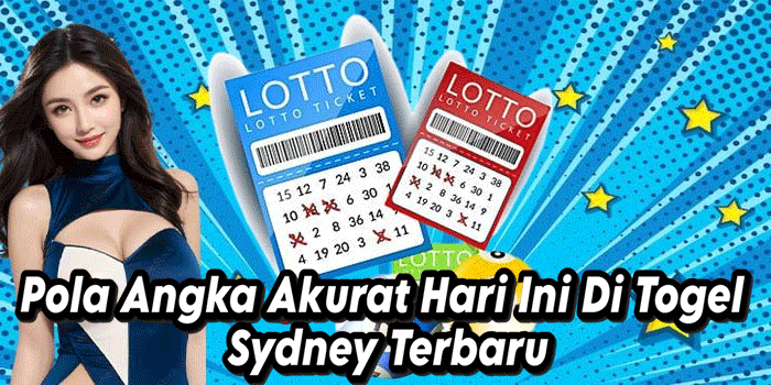 Pola Angka Akurat Hari Ini Di Togel Sydney Terbaru